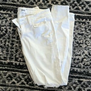 Paige Verdugo ultra skinny size 29 white jeans